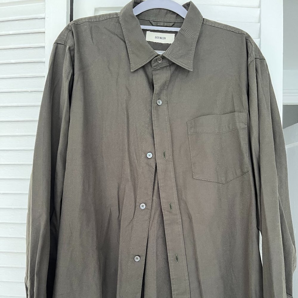Mens Buck Mason Button Down Size XL